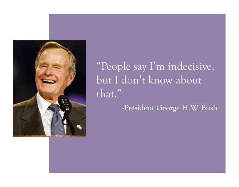 George HW Bush quote