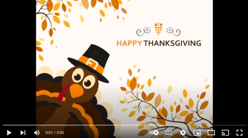 Happy Thanksgiving from the Home Office! - post